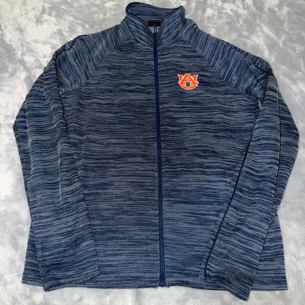 Under Armour Auburn Tigers Full Zip Jacket Men’s Medium Navy Space Dye
